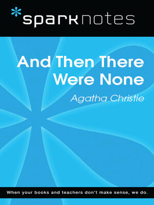 cover image of And Then There Were None (SparkNotes Literature Guide)